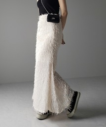 me+em select（ミームセレクト）の「※※【 セットアップ着用可能 】シャギーフリンジロングマーメイドスカート ／shaggy fringe long  mermaid skirt（スカート）」