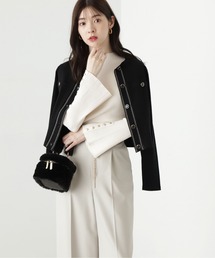 PROPORTION BODY DRESSING | アイレットショートニットカーディガン / 1213270920(ニット/セーター)