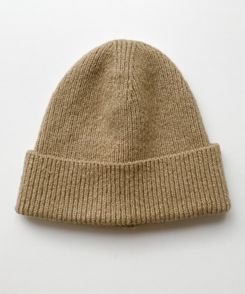 CANAL JEAN（キャナルジーン）の「El mar　BASICリブニットCAP（ニットキャップ/ビーニー・レディース・ベージュ/ブラック/ヘザーグレー・ONE SIZE）」の7枚目の写真