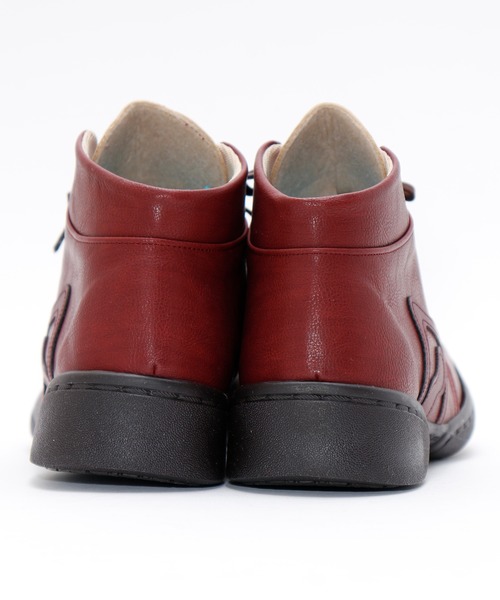 Re:getA(リゲッタ)の「レースアップロゴショートブーツ(ブーツ・レディース・ダークブラウン/ブラック/ワイン/キャメル・M/S)」の17枚目の写真