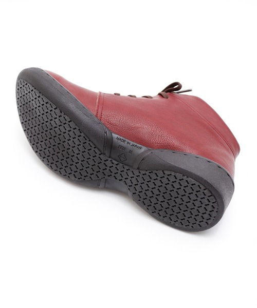 Re:getA(リゲッタ)の「レースアップロゴショートブーツ(ブーツ・レディース・ダークブラウン/ブラック/ワイン/キャメル・M/S)」の19枚目の写真