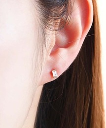 【itam】アイタム/ キュービックジルコニアセラミックポストピアス/金属アレルギー対応ピアス