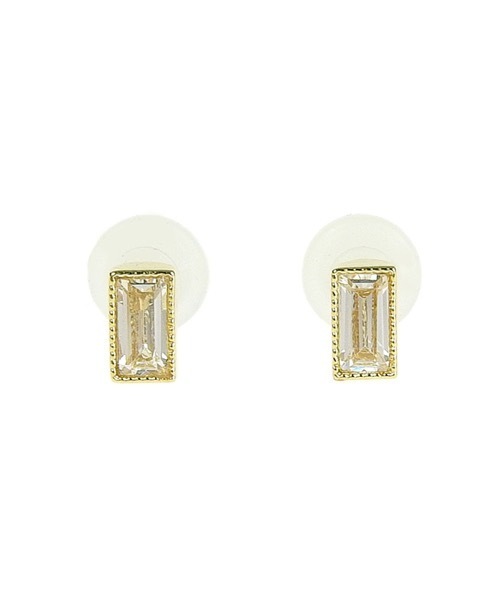 itam(アイタム)の「【itam】アイタム/ キュービックジルコニアセラミックポストピアス/金属アレルギー対応ピアス(ピアス(両耳用)・レディース・ピンクゴールド/ゴールド・FREE)」の6枚目の写真