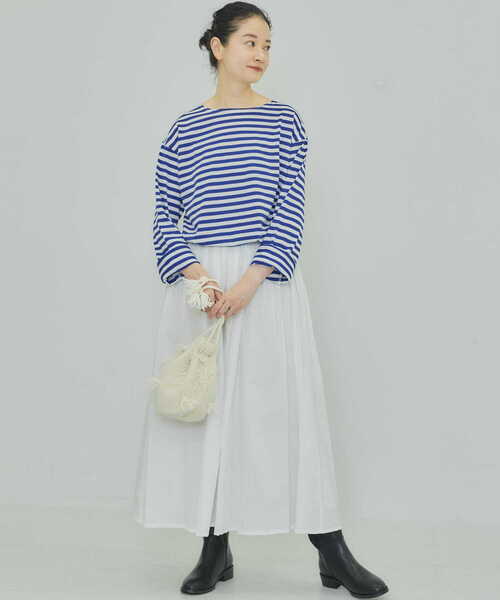 かぐれ　ペルーショルダーニット　アイボリー かぐれ（カグレ）の「ペルーフリンジニットバッグ（ショルダーバッグ