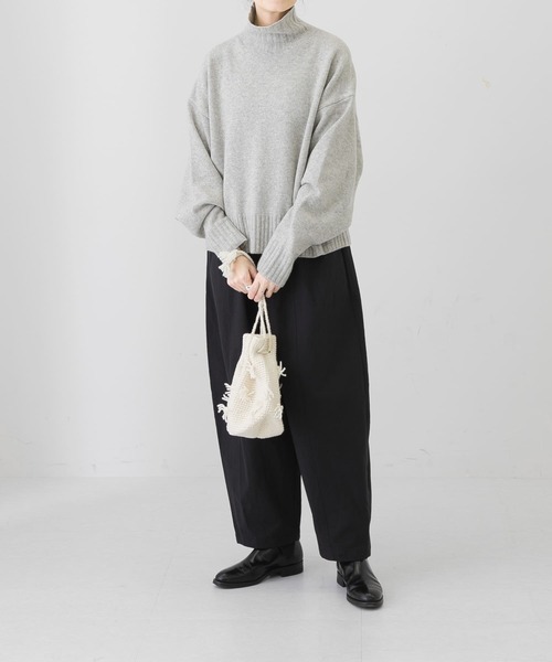 かぐれ（カグレ）の「ペルーフリンジニットバッグ（ショルダーバッグ