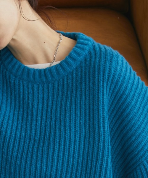 セール】片畦オーバーサイズニット（ニット/セーター）｜Auntie Rosa