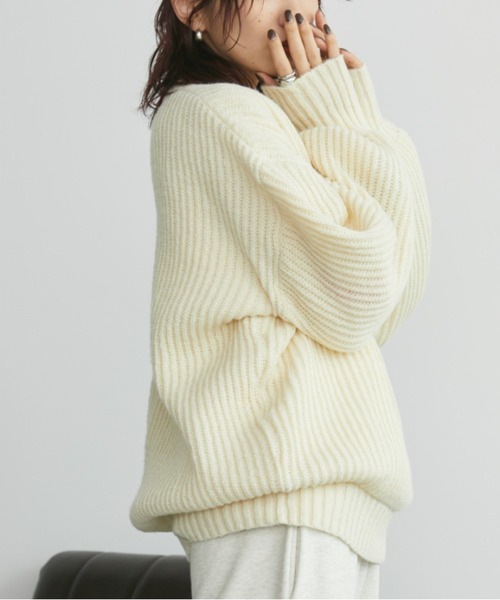 片畦オーバーサイズニット（ニット/セーター）｜Auntie Rosa Holiday
