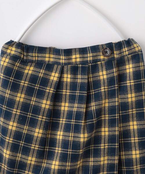 THE SHOP TK (ザ ショップ ティーケー )の「◆【100-150】チェックラップスカート(スカート・キッズ・ブラック系1/ブルー系1・14/10/15 /12/13/11)」の5枚目の写真
