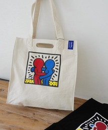 dictionary（ディクショナリー）の「【 Keith Haring / キースへリング 】 2way ブック トート バッグ（トートバッグ）」