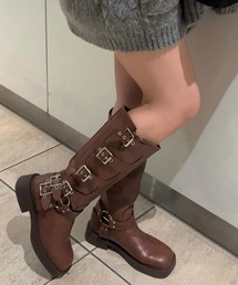 ▲Side Belt Long Boots / サイドベルトロングブーツ
