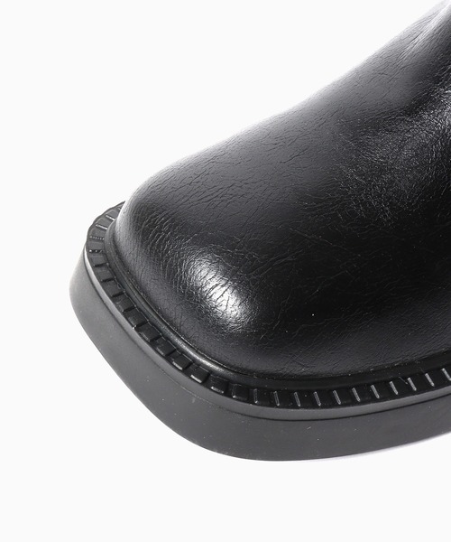 Chick（チック）の「▲Side Belt Long Boots / サイドベルトロングブーツ（ブーツ・レディース・ブラック/ブラウン・23/25/24）」の19枚目の写真