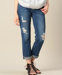 BEAUTY&YOUTH UNITED ARROWS | BY LEE クラッシュデニム/ネイビー(デニムパンツ)