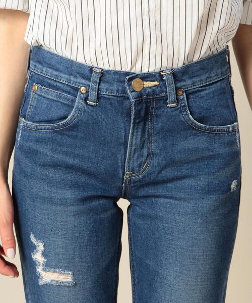 BEAUTY&YOUTH UNITED ARROWS（ビューティーアンドユースユナイテッドアローズ）の「BY LEE クラッシュデニム/ネイビー◆（デニムパンツ・レディース・ネイビー・MEDIUM/SMALL）」の6枚目の写真