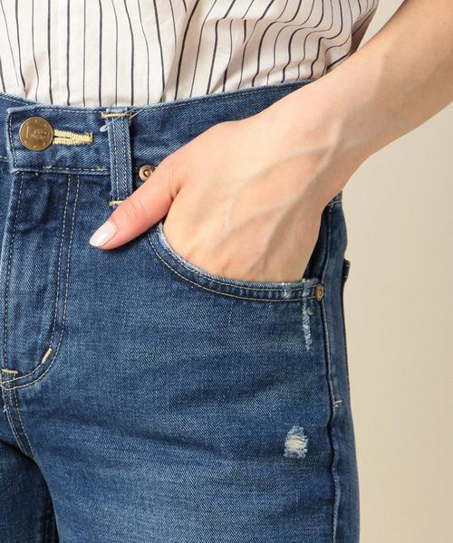 BEAUTY&YOUTH UNITED ARROWS（ビューティーアンドユースユナイテッドアローズ）の「BY LEE クラッシュデニム/ネイビー◆（デニムパンツ・レディース・ネイビー・MEDIUM/SMALL）」の7枚目の写真