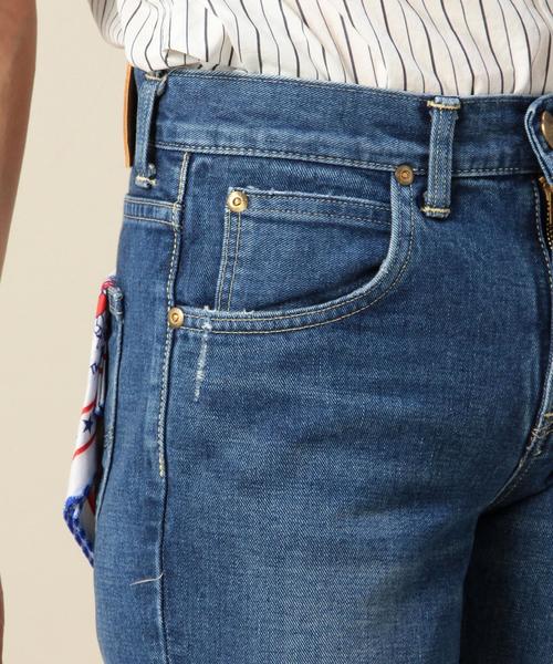 BEAUTY&YOUTH UNITED ARROWS（ビューティーアンドユースユナイテッドアローズ）の「BY LEE クラッシュデニム/ネイビー◆（デニムパンツ・レディース・ネイビー・MEDIUM/SMALL）」の8枚目の写真