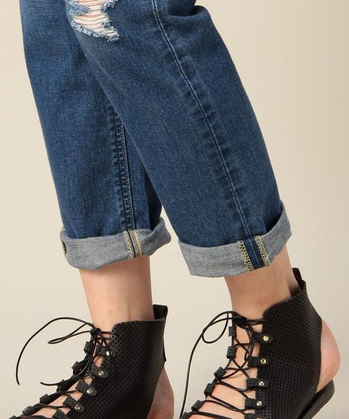 BEAUTY&YOUTH UNITED ARROWS（ビューティーアンドユースユナイテッドアローズ）の「BY LEE クラッシュデニム/ネイビー◆（デニムパンツ・レディース・ネイビー・MEDIUM/SMALL）」の10枚目の写真