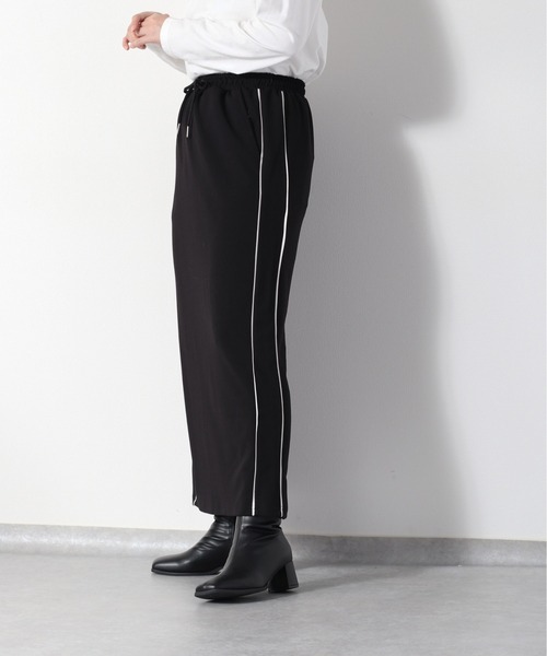 cepo（セポ）の「ジョーゼットラインスカート（スカート・レディース・ブルー/ワイン/ブラック・M）」の5枚目の写真