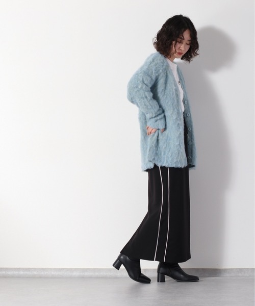 cepo（セポ）の「ジョーゼットラインスカート（スカート・レディース・ブルー/ワイン/ブラック・M）」の11枚目の写真