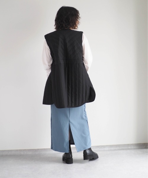 cepo（セポ）の「ジョーゼットラインスカート（スカート・レディース・ブルー/ワイン/ブラック・M）」の19枚目の写真