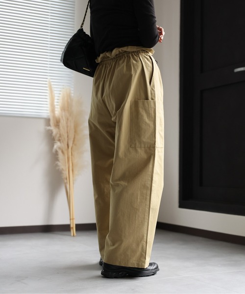 セール】ドロストデザイン/コクーンタックパンツ（その他パンツ）｜ap