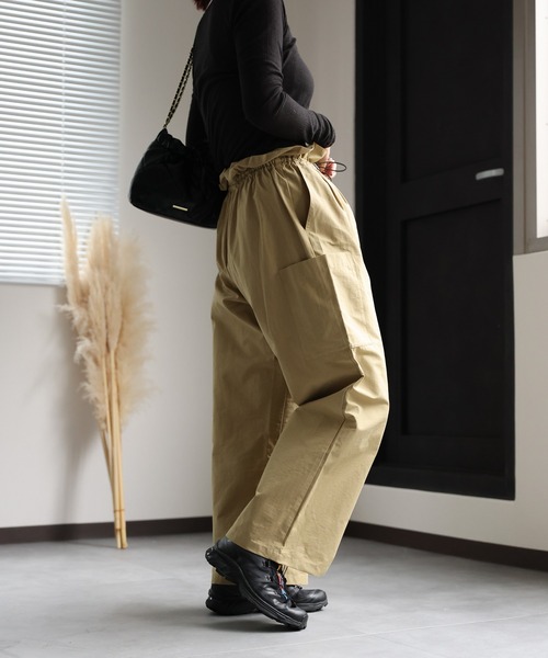 セール】ドロストデザイン/コクーンタックパンツ（その他パンツ）｜ap