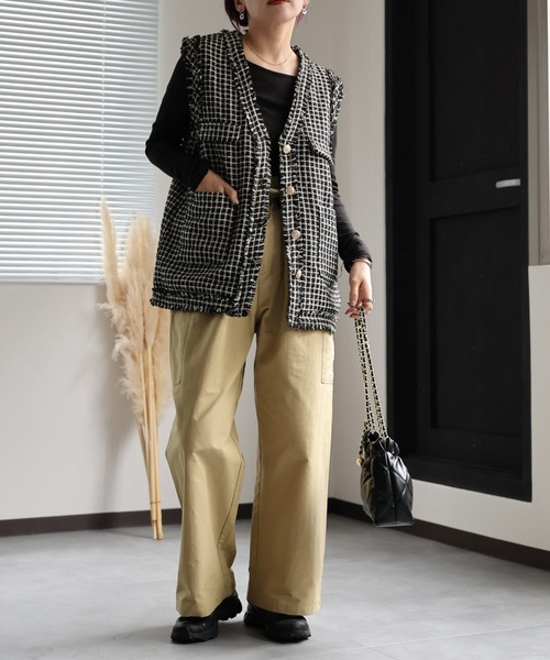 セール】ドロストデザイン/コクーンタックパンツ（その他パンツ