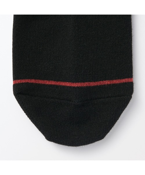 無印良品（ムジルシリョウヒン）の「足なり直角　履き口やわらか　あったか綿　靴下（ウール入り・口ゴムなし／婦人）（ソックス/靴下・レディース・ブラウン/ブラウン系1/オフホワイト/ネイビー系/ダークグレー/レッド/ブラック・23-25cm/21-23cm/25-27CM）」の11枚目の写真