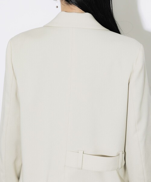 UNITED TOKYO(ユナイテッドトウキョウ)の「フラットレイヤードジャケット(テーラードジャケット・レディース・ブラック/ベージュ・FREE)」の20枚目の写真