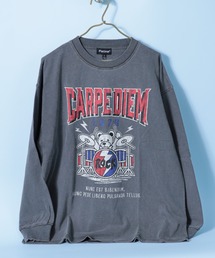 NYLAUS | Vintage Like L/S Band Print T-shirt / ヴィンテージライク ロングスリーブ バンドTシャツ(Tシャツ/カットソー)