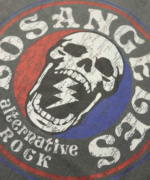 NYLAUS(ナイラス)の「Vintage Like L/S Band Print T-shirt / ヴィンテージライク ロングスリーブ バンドTシャツ(Tシャツ/カットソー・メンズ・ブラック系1/ブラック系2/ブラック系3・M/L)」の13枚目の写真