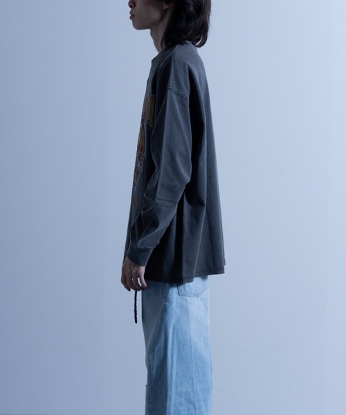 NYLAUS(ナイラス)の「Vintage Like L/S Band Print T-shirt / ヴィンテージライク ロングスリーブ バンドTシャツ(Tシャツ/カットソー・メンズ・ブラック系1/ブラック系2/ブラック系3・M/L)」の22枚目の写真