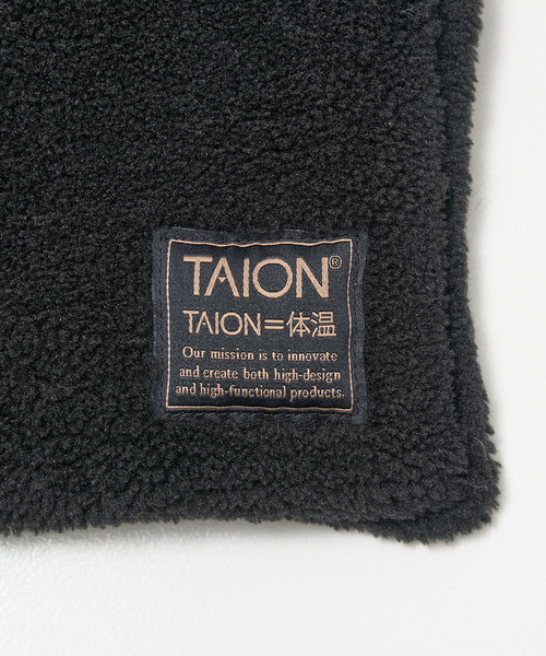 TAION(タイオン)の「※品番変更※【TAION】リバーシブル ダウンボア マフラー(ストール/ショール・レディース・カーキ/ブラック/ブラック系その他・フリー)」の8枚目の写真