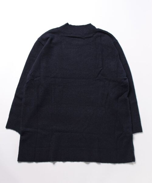 MB mint breeze(エムビーミントブリーズ)の「【L~5L 大きいサイズ】モックネック ニット チュニック(チュニック・レディース・ネイビー/ライトグリーン・3L/LL/5L/4L/L)」の17枚目の写真