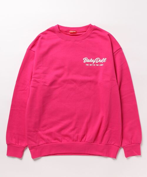 BABYDOLL（ベビードール）の「親子お揃い ゼブラ柄 リブ トレーナー 8965A（スウェット・メンズ・ブラック/ピンク系その他7/グリーン/パープル・L/XL/M/S）」の4枚目の写真