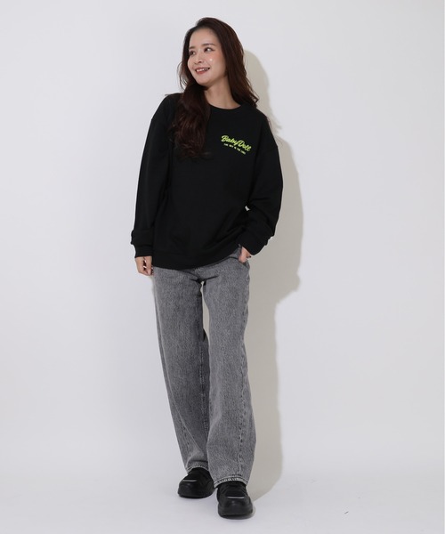 BABYDOLL（ベビードール）の「親子お揃い ゼブラ柄 リブ トレーナー 8965A（スウェット・メンズ・ブラック/ピンク系その他7/グリーン/パープル・L/XL/M/S）」の11枚目の写真