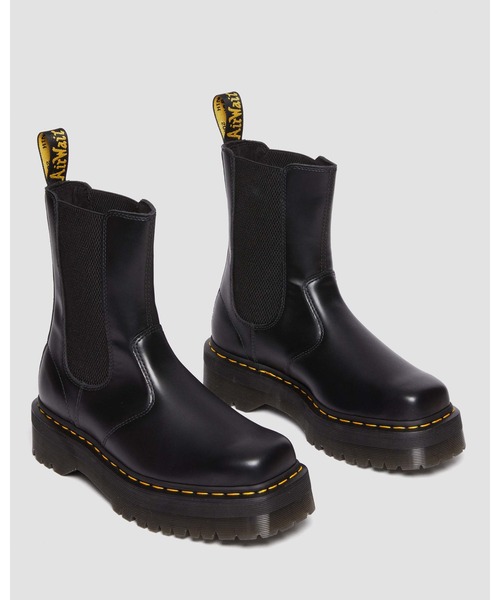 Dr. Martens(ドクターマーチン)の「Dr. Martens/ドクターマーチン 2976 HI QUAD SQUARED チェルシー ブーツ 31151001(ブーツ・レディース・ブラック・UK10/UK4/UK8/UK7/UK9/UK11/UK3/UK6/UK5)」の5枚目の写真
