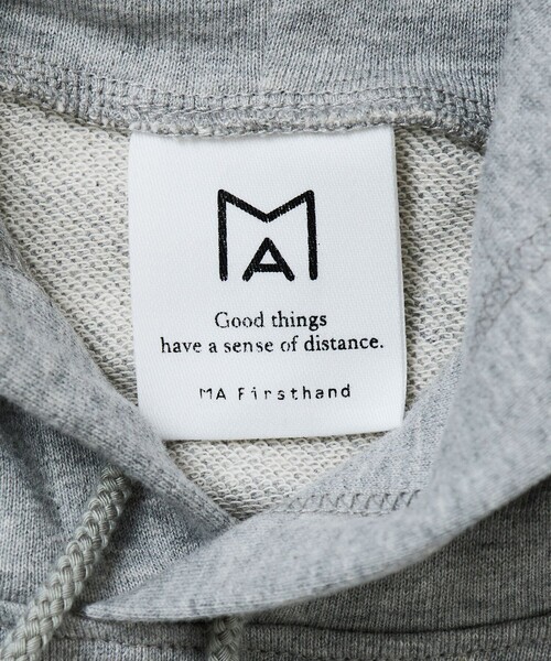 Firsthand（ファーストハンド）の「MA Firsthand/マ ファーストハンド MA Firsthand / マ ファーストハンド FRENCH TERRY LOGO HOODIE / フレンチテリーロゴスウェット / プルオーバーフーディ（パーカー・メンズ・ブラック/オフホワイト/グレー/ネイビー・L/M）」の15枚目の写真
