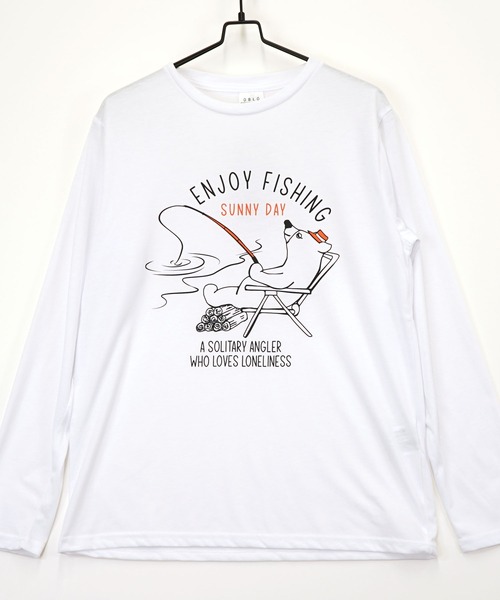 Burner(バーナー)の「【GROOVY STORE】アニマルプリント ロングスリーブTシャツ(Tシャツ/カットソー・メンズ・スミクロ/ホワイト系その他2/ホワイト/ブラック系その他5/ホワイト系その他6/ホワイト系その他3/ブラック系その他2/ブラック/ブラック系その他3/ブラック系その他4/ホワイト系その他4/ブルー/ネイビー/インディゴブルー/ライトパープル/ミント/ラベンダー/グレイッシュベージュ/クリアグリーン/ホワイト系その他5/ライトベージュ/ブルー系その他2/アイボリー/サックスブルー・M/LL/L)」の5枚目の写真