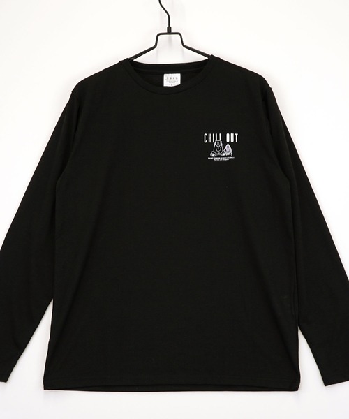 Burner(バーナー)の「【GROOVY STORE】アニマルプリント ロングスリーブTシャツ(Tシャツ/カットソー・メンズ・スミクロ/ホワイト系その他2/ホワイト/ブラック系その他5/ホワイト系その他6/ホワイト系その他3/ブラック系その他2/ブラック/ブラック系その他3/ブラック系その他4/ホワイト系その他4/ブルー/ネイビー/インディゴブルー/ライトパープル/ミント/ラベンダー/グレイッシュベージュ/クリアグリーン/ホワイト系その他5/ライトベージュ/ブルー系その他2/アイボリー/サックスブルー・M/LL/L)」の8枚目の写真