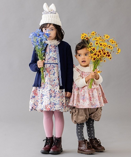 sense of wonder(センスオブワンダー)の「Gabrielワンピース(ワンピース・キッズ・ピンク/ネイビー・90cm/100cm/110cm/120cm/130cm)」の6枚目の写真