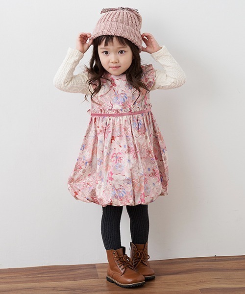 sense of wonder(センスオブワンダー)の「Gabrielワンピース(ワンピース・キッズ・ピンク/ネイビー・90cm/100cm/110cm/120cm/130cm)」の3枚目の写真
