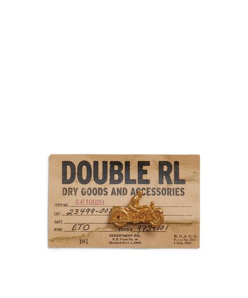 RRL（ダブル アール エル）の「モト ブラス ピン（ブローチ/コサージュ・メンズ・ブラウン・ONE）」の3枚目の写真