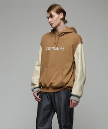 パーカー・フーディ Junya Watanabe SS25 CARHARTT HOODIE (WOT901100 1) Junya Watanabe MAN x Carhartt logo-embroidered Hoodie