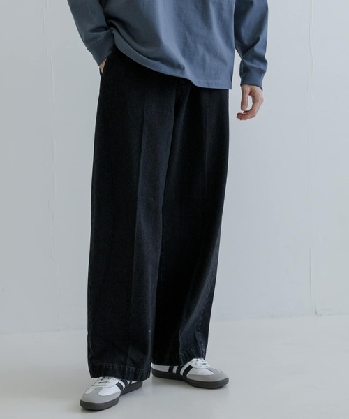 URBAN RESEARCH(アーバンリサーチ)の「1891VENERABLE DENIM SLKS(デニムパンツ・メンズ・インディゴブルー/ブラック・LARGE/MEDIUM)」の3枚目の写真