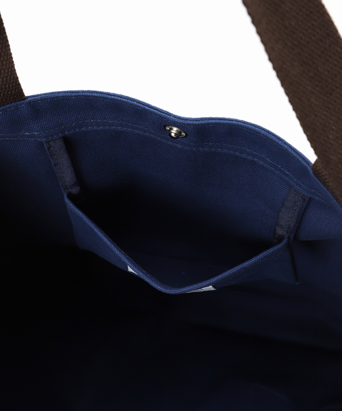 B.C STOCK（ベーセーストック）の「【LOGAN / ローガン】別注 エンブレムトートバッグ（トートバッグ・レディース・ネイビー/アイボリー・FREE）」の11枚目の写真