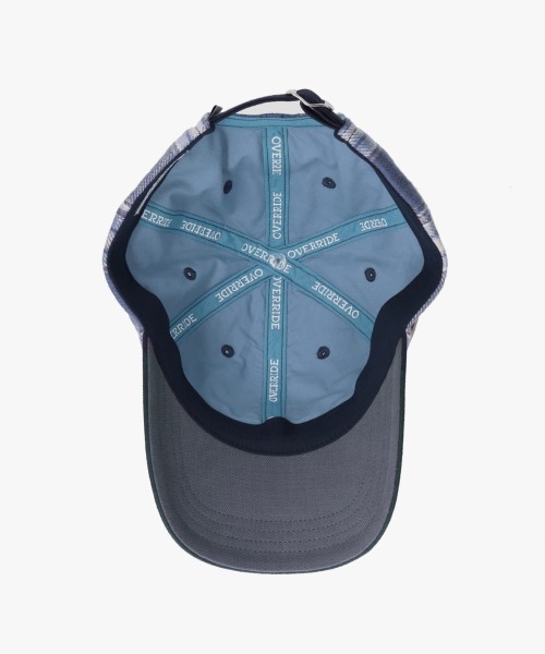 OVERRIDE（オーバーライド）の「OVERRIDE OGC CHECK 6P CAP SG / オーバーライド（キャップ・レディース・ブルー/パープル/オレンジ・57~59cm）」の6枚目の写真