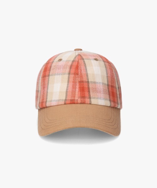 OVERRIDE（オーバーライド）の「OVERRIDE OGC CHECK 6P CAP SG / オーバーライド（キャップ・レディース・ブルー/パープル/オレンジ・57~59cm）」の8枚目の写真