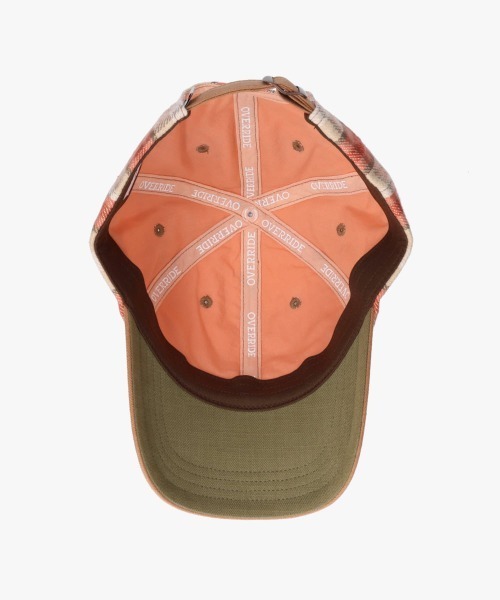 OVERRIDE（オーバーライド）の「OVERRIDE OGC CHECK 6P CAP SG / オーバーライド（キャップ・レディース・ブルー/パープル/オレンジ・57~59cm）」の11枚目の写真