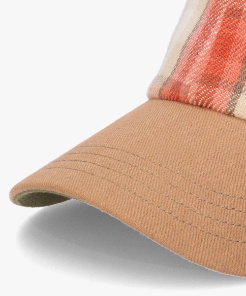 OVERRIDE（オーバーライド）の「OVERRIDE OGC CHECK 6P CAP SG / オーバーライド（キャップ・レディース・ブルー/パープル/オレンジ・57~59cm）」の12枚目の写真