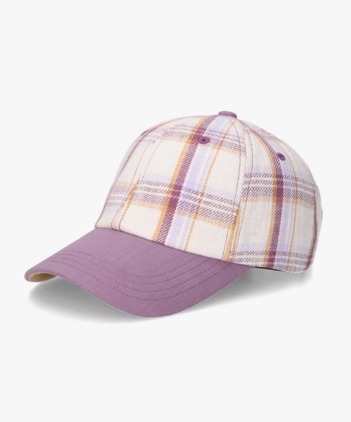 OVERRIDE（オーバーライド）の「OVERRIDE OGC CHECK 6P CAP SG / オーバーライド（キャップ・レディース・ブルー/パープル/オレンジ・57~59cm）」の14枚目の写真